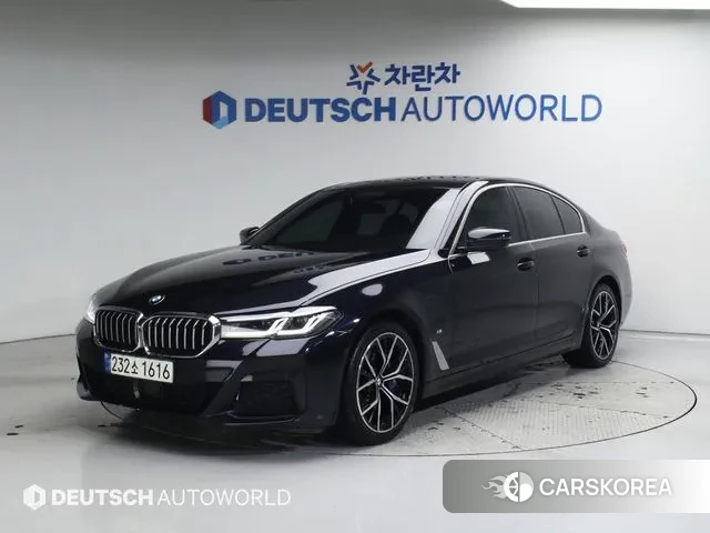 BMW 5 Series (G30) 2021 Синий из Кореи