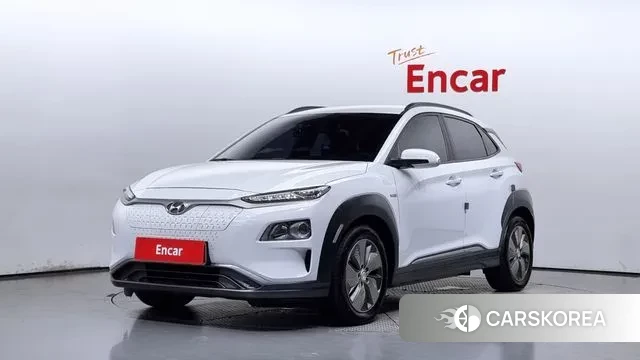 Hyundai Kona Electric 2018 Белый из Кореи