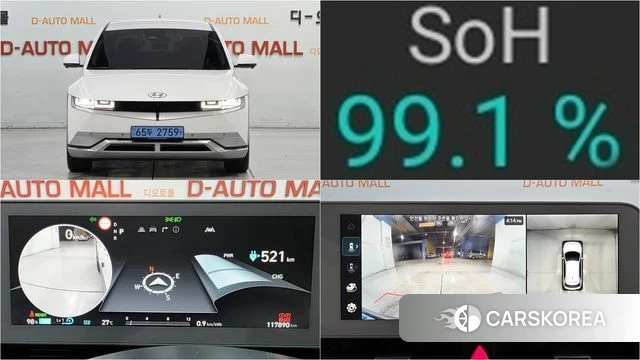 Hyundai Ionic 5 2022 Белый из Кореи