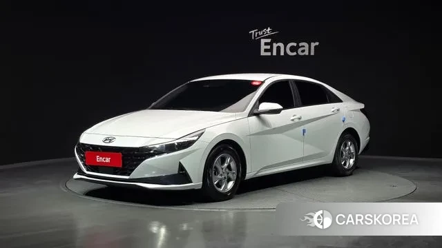 Hyundai Avante (CN7) 2021 Белый из Кореи