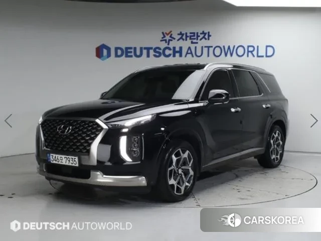 Hyundai Palisade 2021 Черный из Кореи