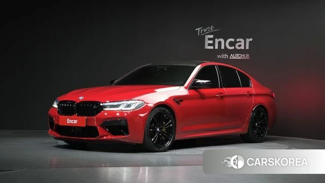 BMW M5 (F90) 2021 Красный из Кореи