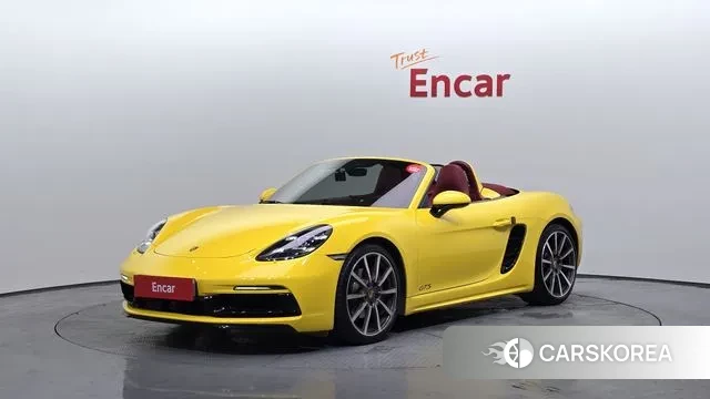 Porsche 718 Boxster 2019 Желтый из Кореи