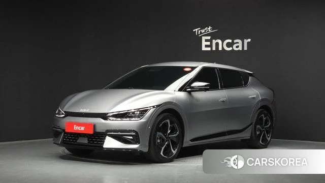 Kia EV6 2023 Серебристо-серый из Кореи