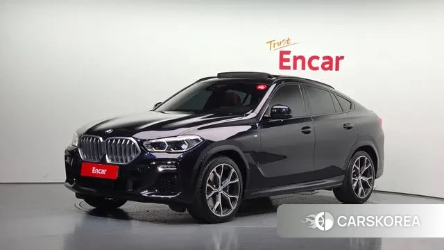 BMW X6 (G06) 2021 Черный из Кореи