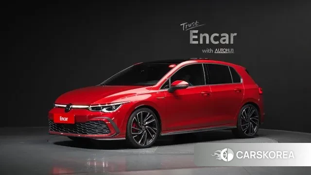 Volkswagen Golf 8th Generation 2024 Красный из Кореи