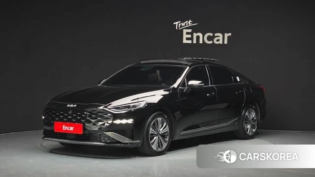 Kia K8 Hybrid 2022 Черный из Кореи