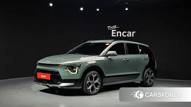 Kia Di Ol Nu Niro 2022 Зеленый из Кореи