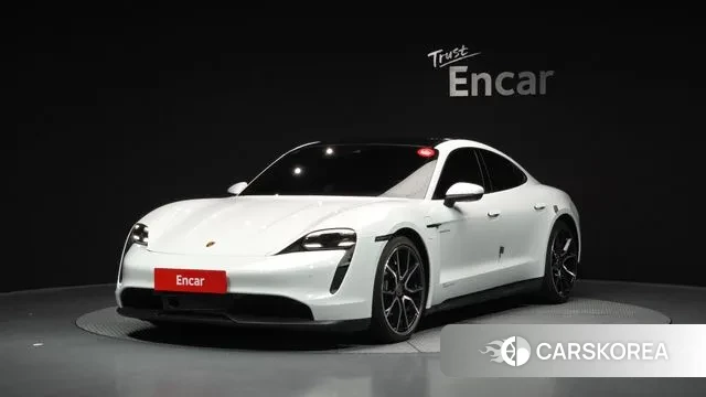 Porsche Taycan 2022 Белый из Кореи