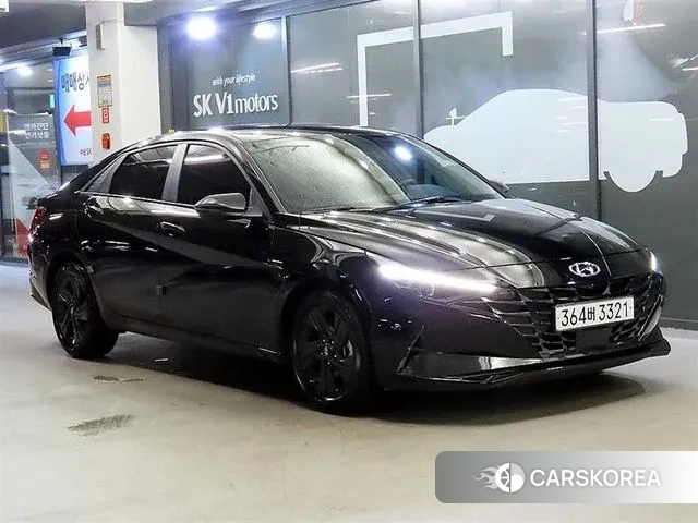 Hyundai Avante (CN7) 2022 Черный из Кореи