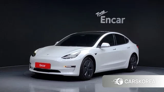 Tesla Model 3 2022 Белый из Кореи