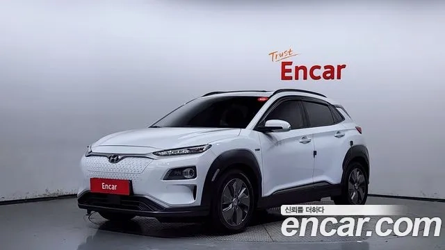 Hyundai Kona Electric 2018 Белый из Кореи