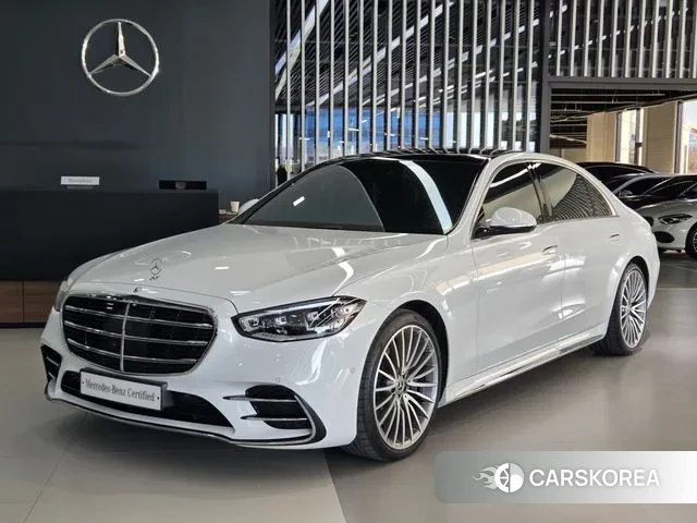 Mercedes-Benz S-Class W223 2024 Жемчужный цвет из Кореи