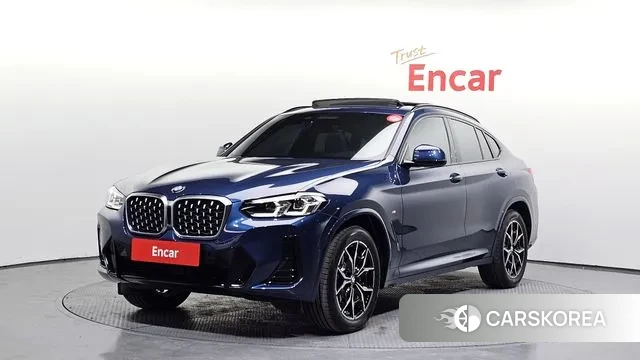 BMW X4 (G02) 2021 Синий из Кореи
