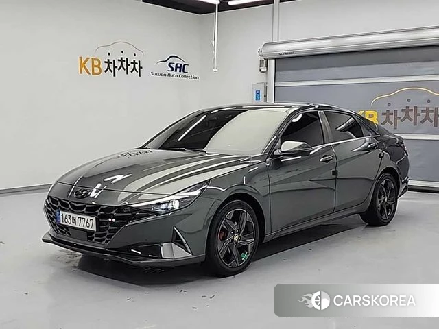 Hyundai Avante (CN7) 2021 Серый из Кореи