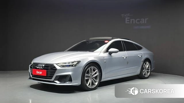 Audi A7 (4K) 2021 Серебристо-серый из Кореи