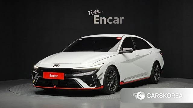 Hyundai The New Avante (CN7) 2024 Белый из Кореи