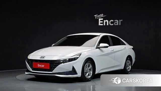 Hyundai Avante (CN7) 2020 Белый из Кореи