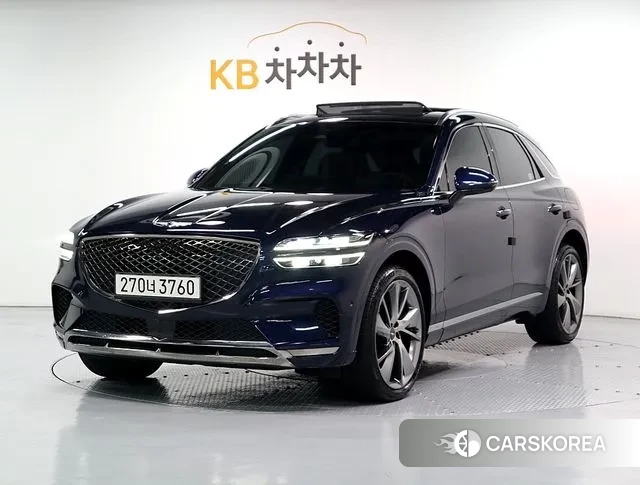 Genesis GV70 2021 Синий из Кореи