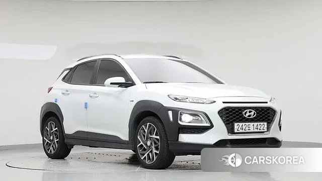 Hyundai Kona Hybrid 2019 Белый из Кореи