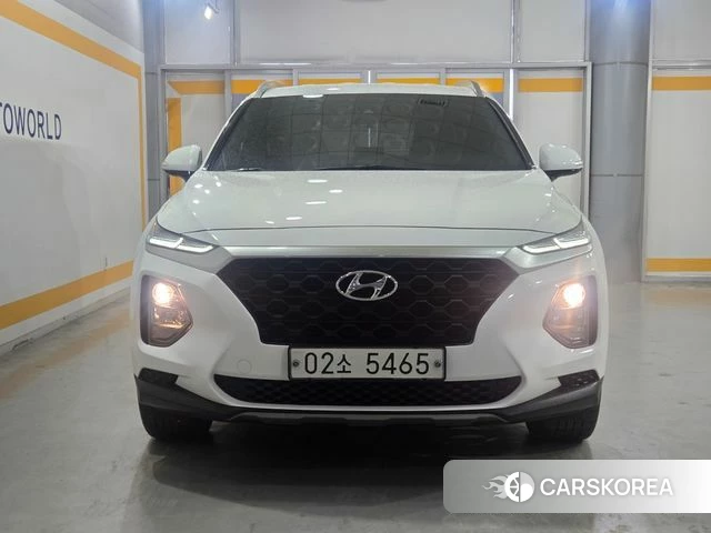 Hyundai Santa Fe TM 2018 Белый из Кореи