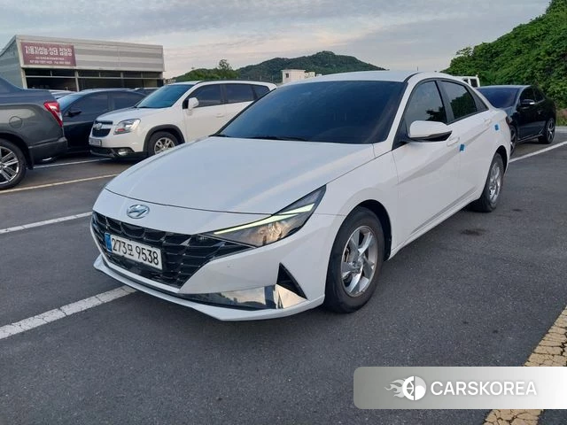 Hyundai Avante (CN7) 2020 Белый из Кореи