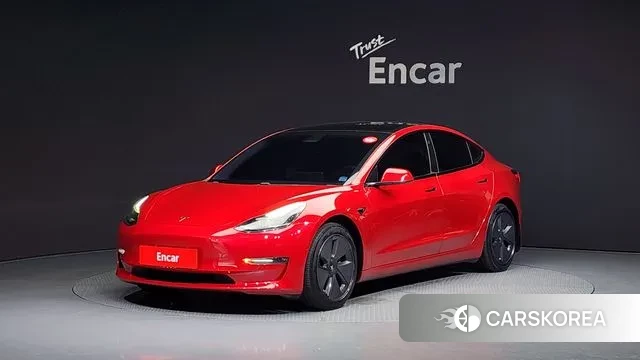 Tesla Model 3 2021 Красный из Кореи