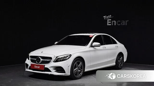 Mercedes-Benz C-Class W205 2021 Белый из Кореи