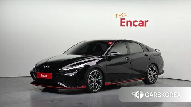 Hyundai Avante (CN7) 2023 Черный из Кореи