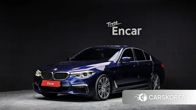 BMW 5 Series (G30) 2019 Синий из Кореи