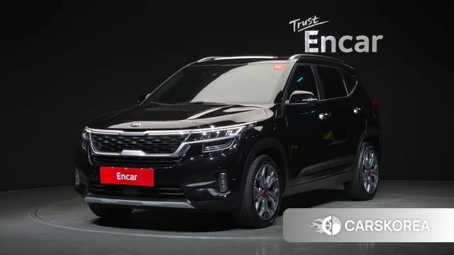 Kia Seltos 2020 Черный из Кореи