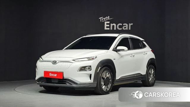 Hyundai Kona Electric 2018 Белый из Кореи