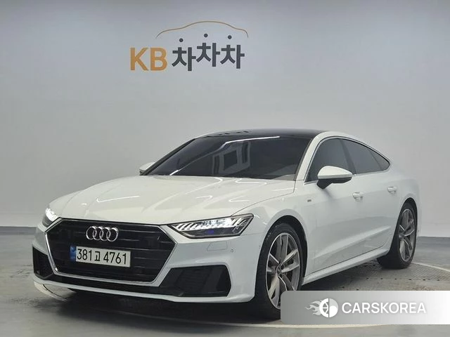 Audi A7 (4K) 2021 Белый из Кореи