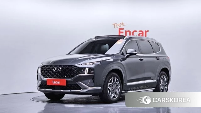Hyundai The New Santa Fe 2022 Серый из Кореи
