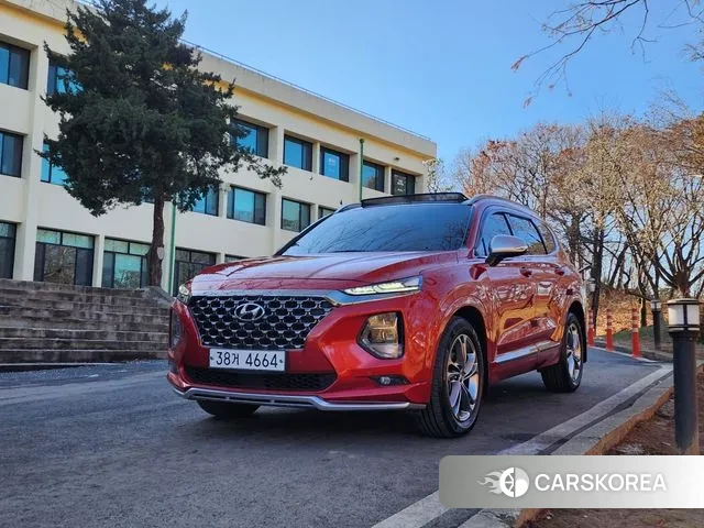 Hyundai Santa Fe TM 2018 Оранжевый из Кореи