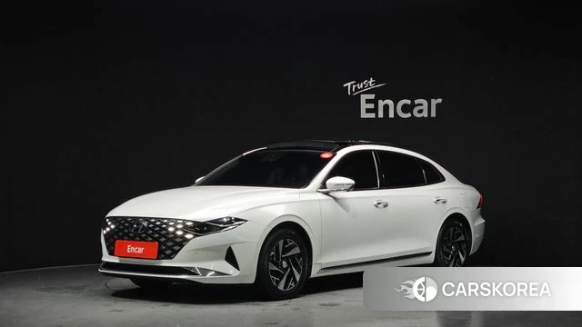 Hyundai The New Grandeur IG Hybrid 2021 Белый из Кореи