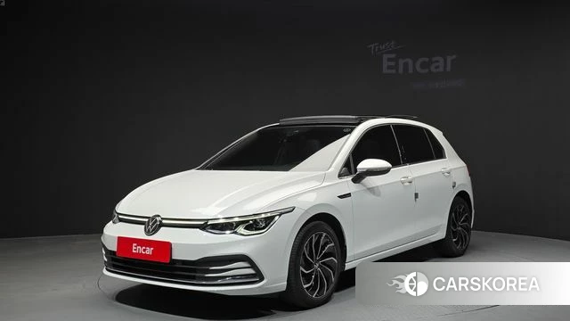 Volkswagen Golf 8th Generation 2022 Белый из Кореи