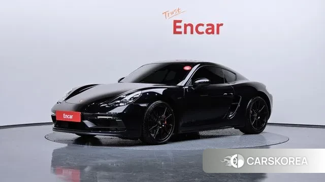 Porsche 718 Cayman 2023 Черный из Кореи