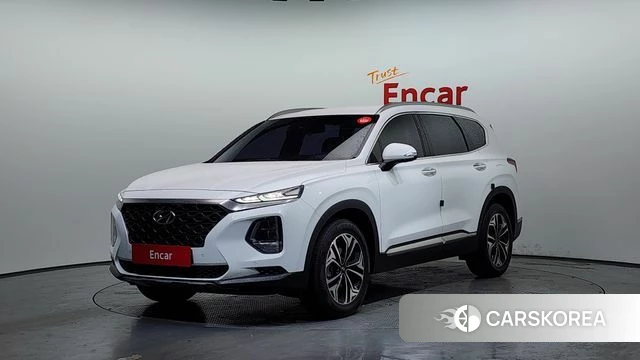 Hyundai Santa Fe TM 2019 Белый из Кореи