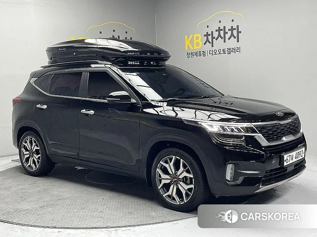 Kia Seltos 2019 Черный из Кореи