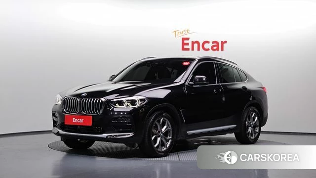 BMW X4 (G02) 2021 Черный из Кореи
