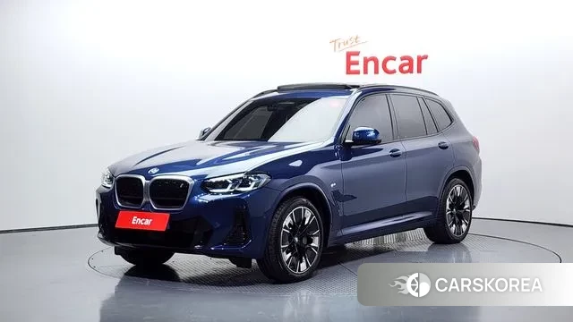 BMW iX3 2024 Синий из Кореи