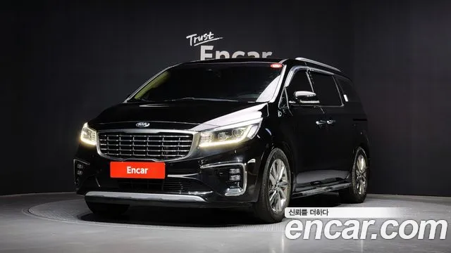 Kia The New Carnival 2019 Черный из Кореи