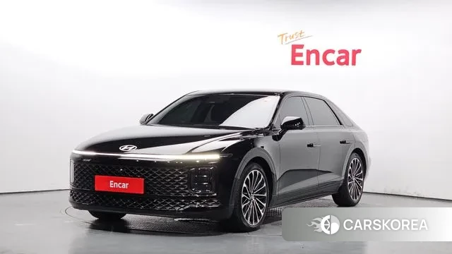 Hyundai Grandeur Hybrid (GN7) 2023 Черный из Кореи