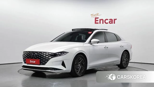 Hyundai The New Grandeur IG Hybrid 2021 Белый из Кореи