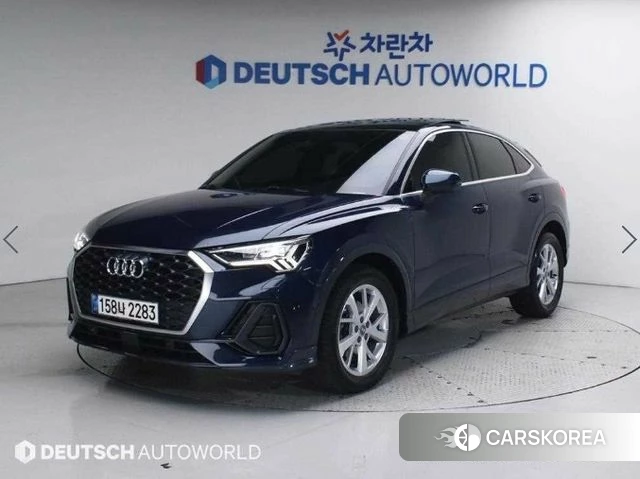 Audi Q3 (F3) 2020 Синий из Кореи