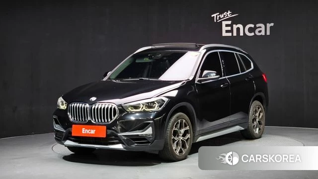 BMW X1 (F48) 2021 Черный из Кореи
