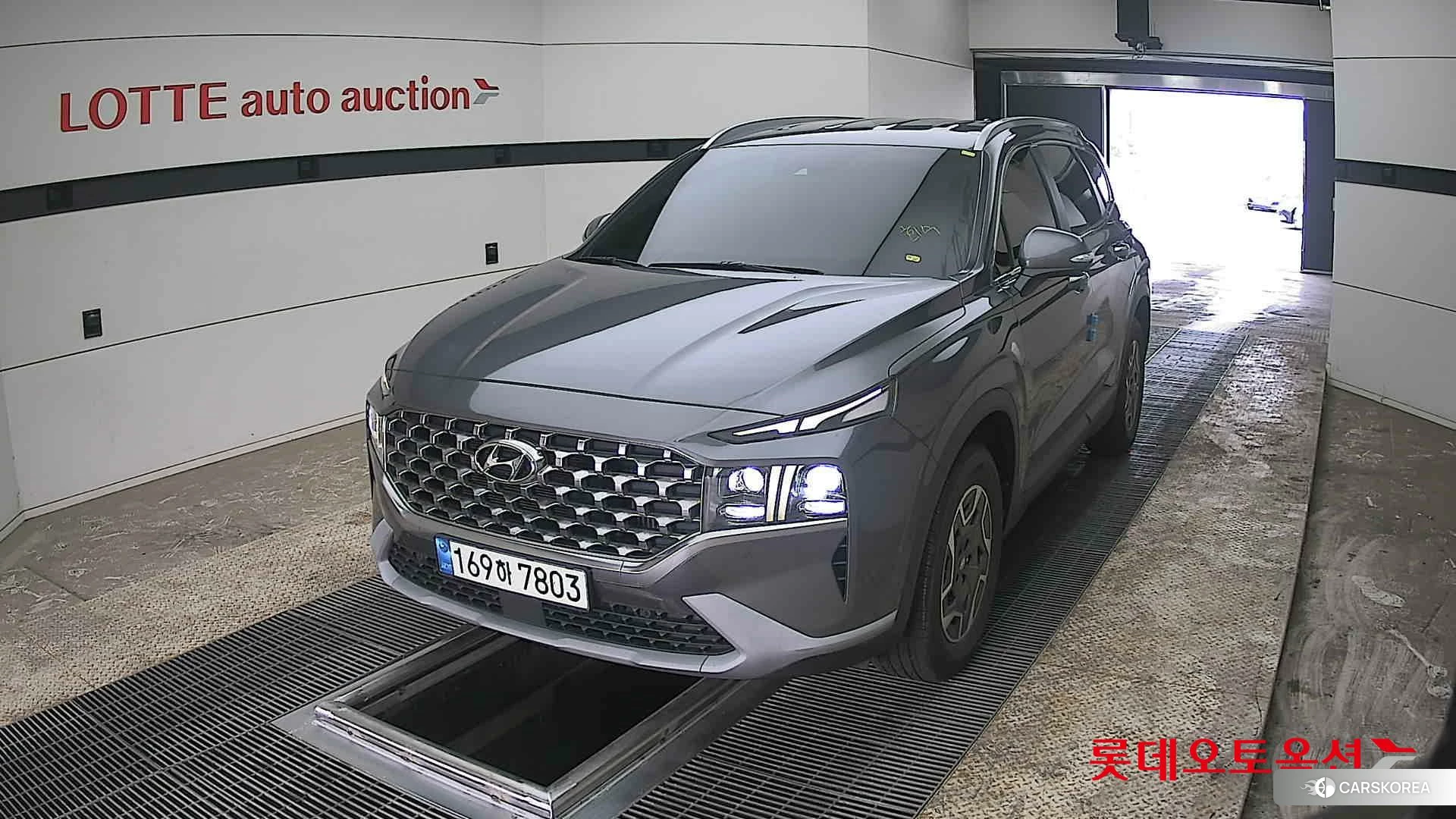 Hyundai Santa Fe Hybrid 2022 Magnetic Grey Metallic из Кореи