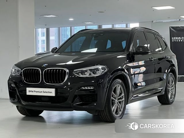 BMW X3 (G01) 2021 Черный из Кореи