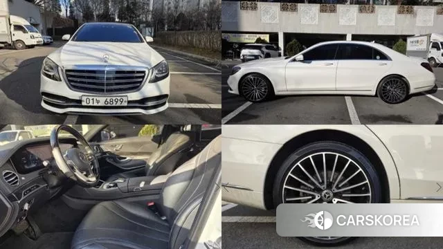 Mercedes-Benz S-Class W222 2019 Белый из Кореи